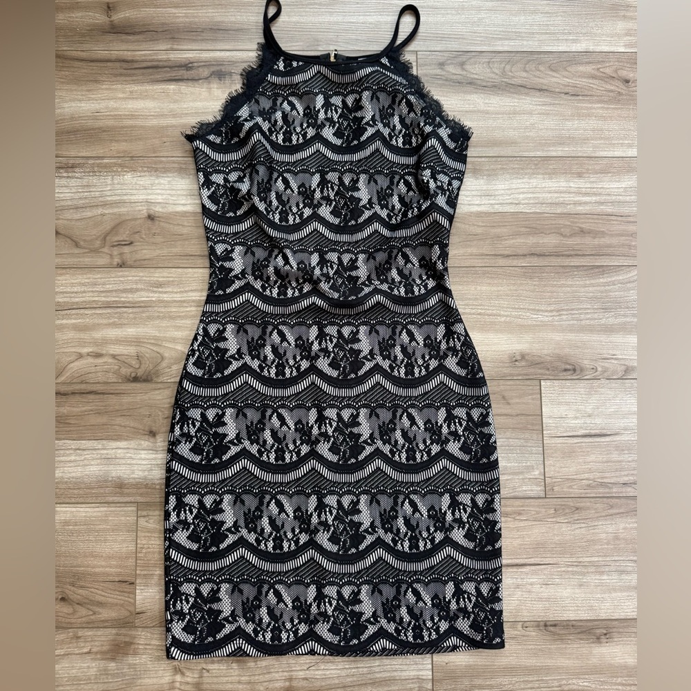 Windsor Black Lace Dress Woman’s Sz Small Sleeveless Mini Dress